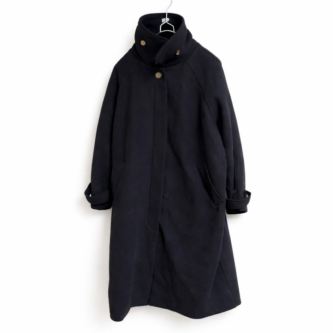 OHOTORO　Dublin Coat　ダブリンコート　肉厚　ロング　ブラック