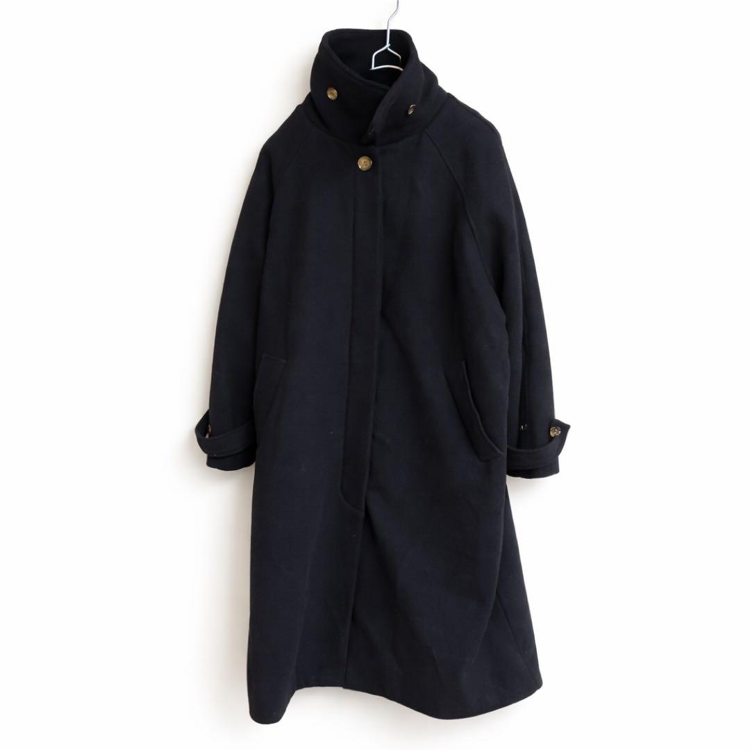 OHOTORO　Dublin Coat　ダブリンコート　肉厚　ロング　ブラック