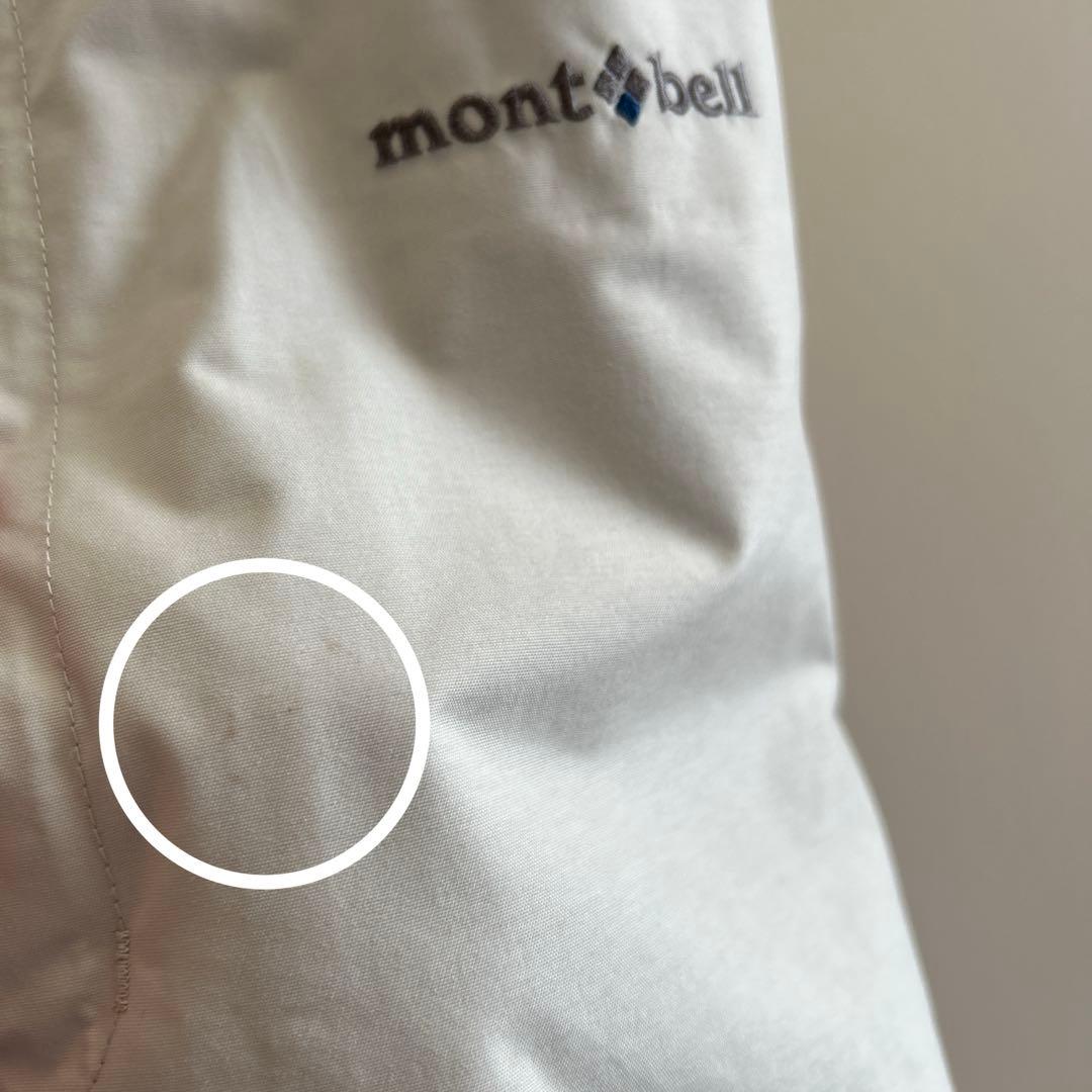 mont-bell、モンベル、スノーウエア、size120、赤×白