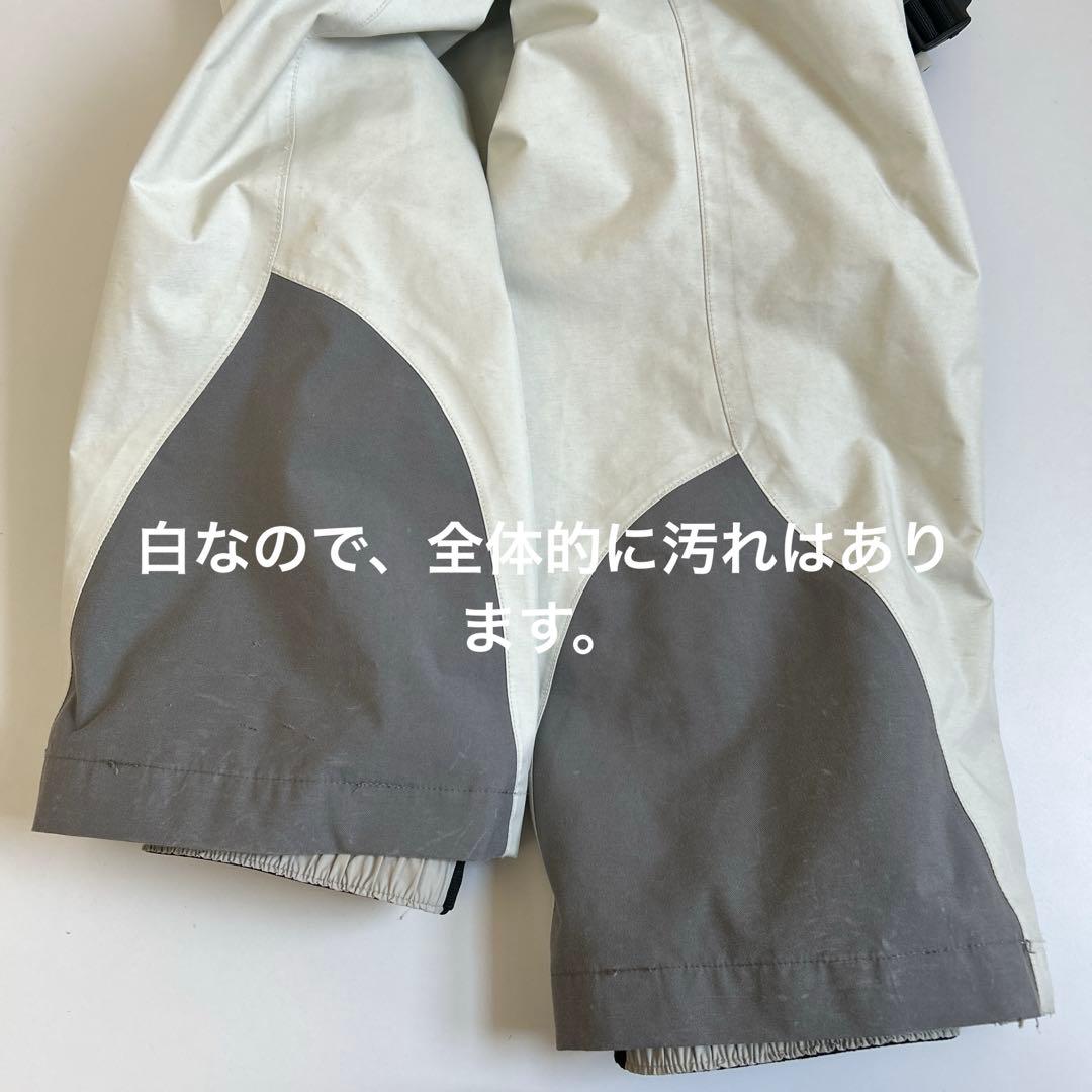 mont-bell、モンベル、スノーウエア、size120、赤×白