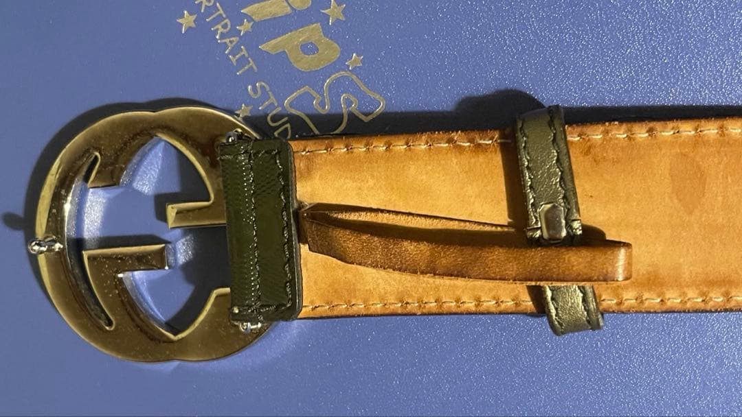 GUCCI ベルト　グリーン
