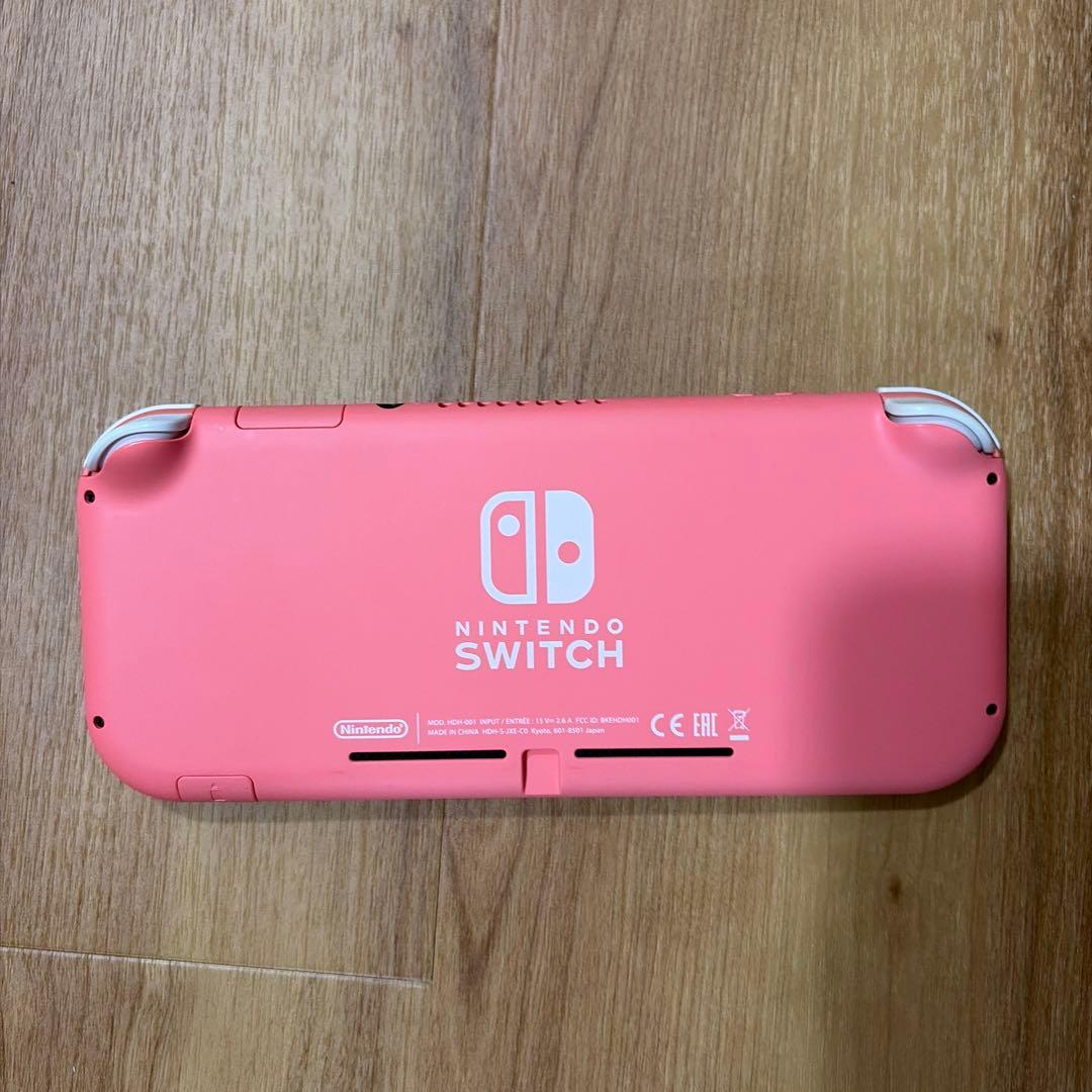 Nintendo Switch Lite ピンク　本体中古　本体充電アダプタのみ