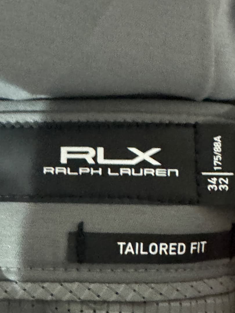 RLX ラルフローレン テーラードフィットパフォーマンスツイルパンツ 34×32