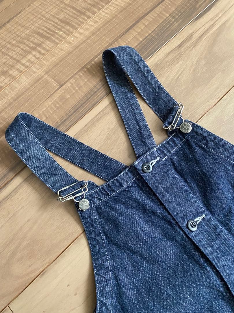 ハーベスティ　オーバーオール　デニムサロペット 　サイズ1 HERVESTY
