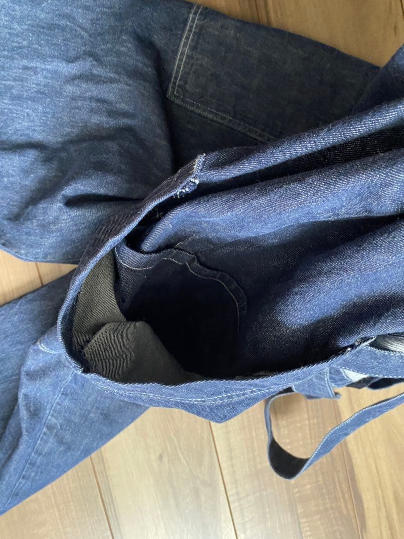 ハーベスティ　オーバーオール　デニムサロペット 　サイズ1 HERVESTY
