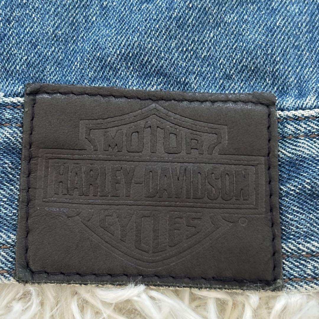 HARLEY DAVIDSON ハーレーダビッドソン デニムベスト イーグルロゴ