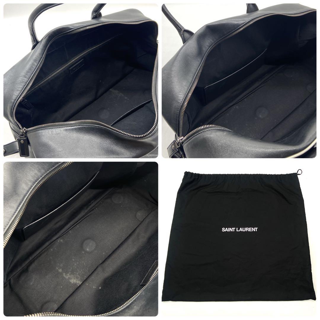 極美品✨ 現行　SAINT LAURENT PARIS レザー　ボストン2way