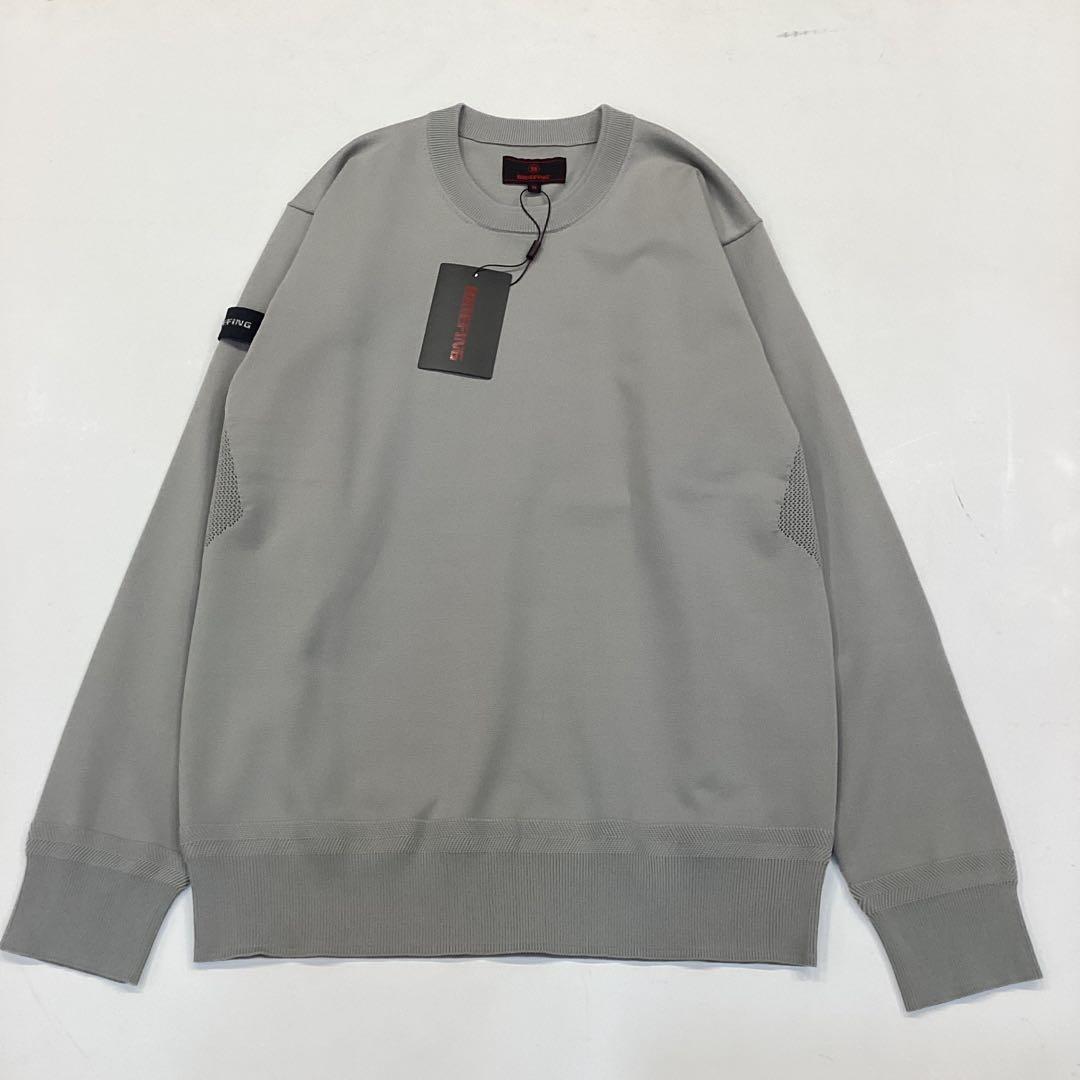 新品　BRIEFING MEN’S WR CREWNECK KNIT L