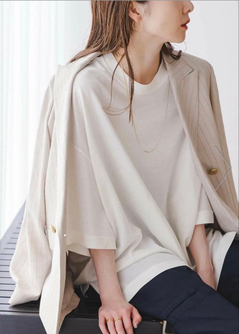 美品 現行品 コグザビッグスモーク DELTAT-SHIRT ホワイト 日本製