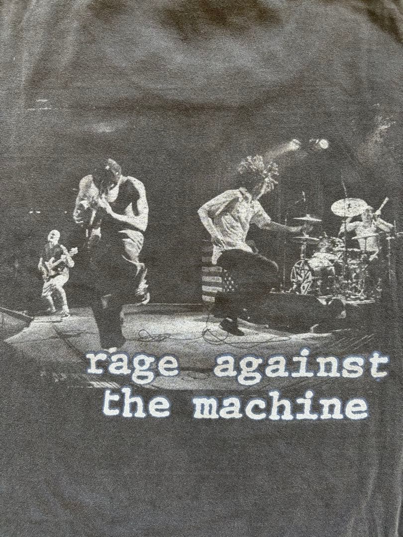 90s rage against the machine tシャツ