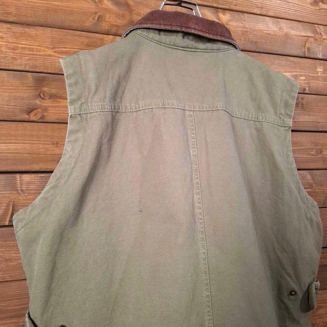 00s Woolrich ウールリッチ 襟コーデュロイ ハンティングベスト