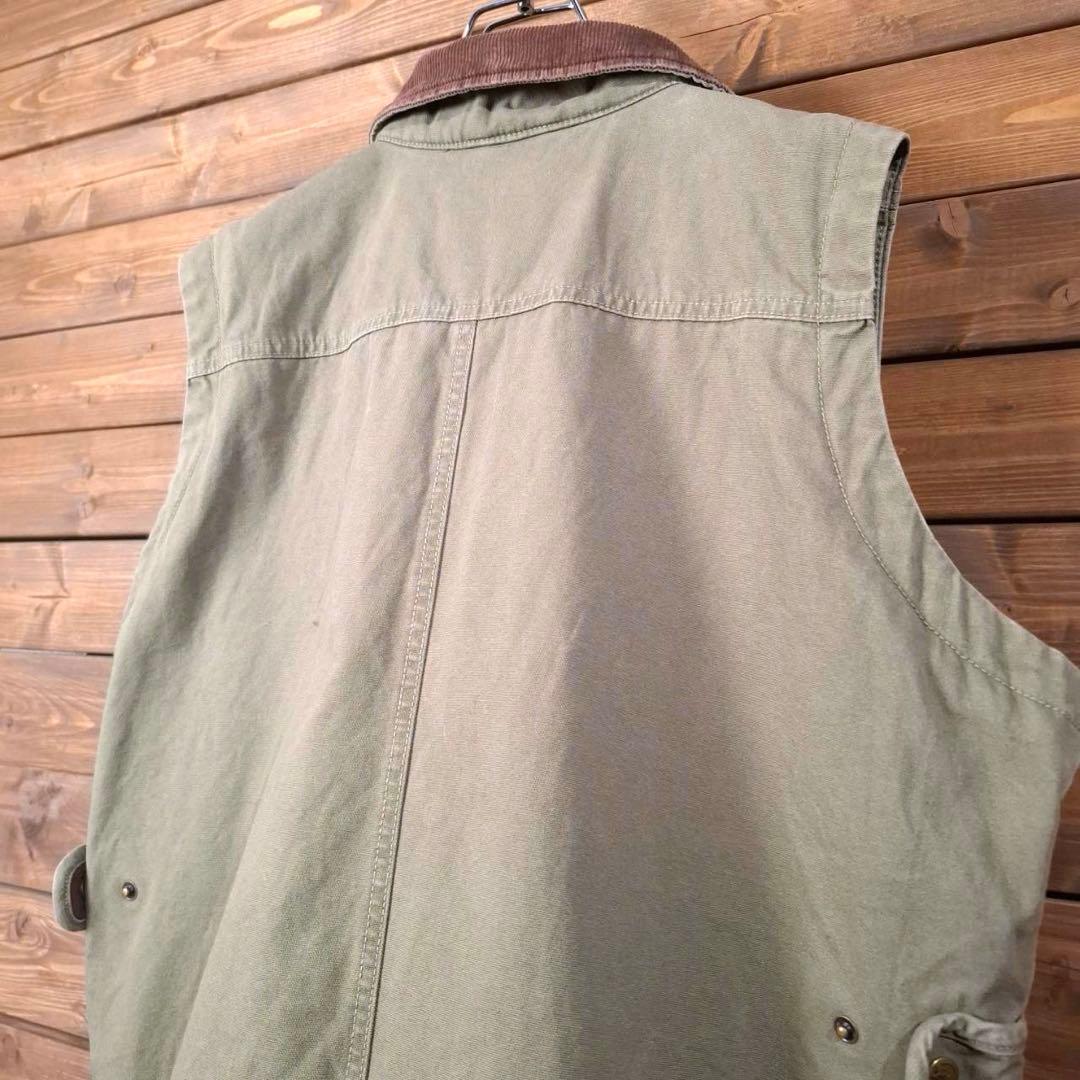 00s Woolrich ウールリッチ 襟コーデュロイ ハンティングベスト