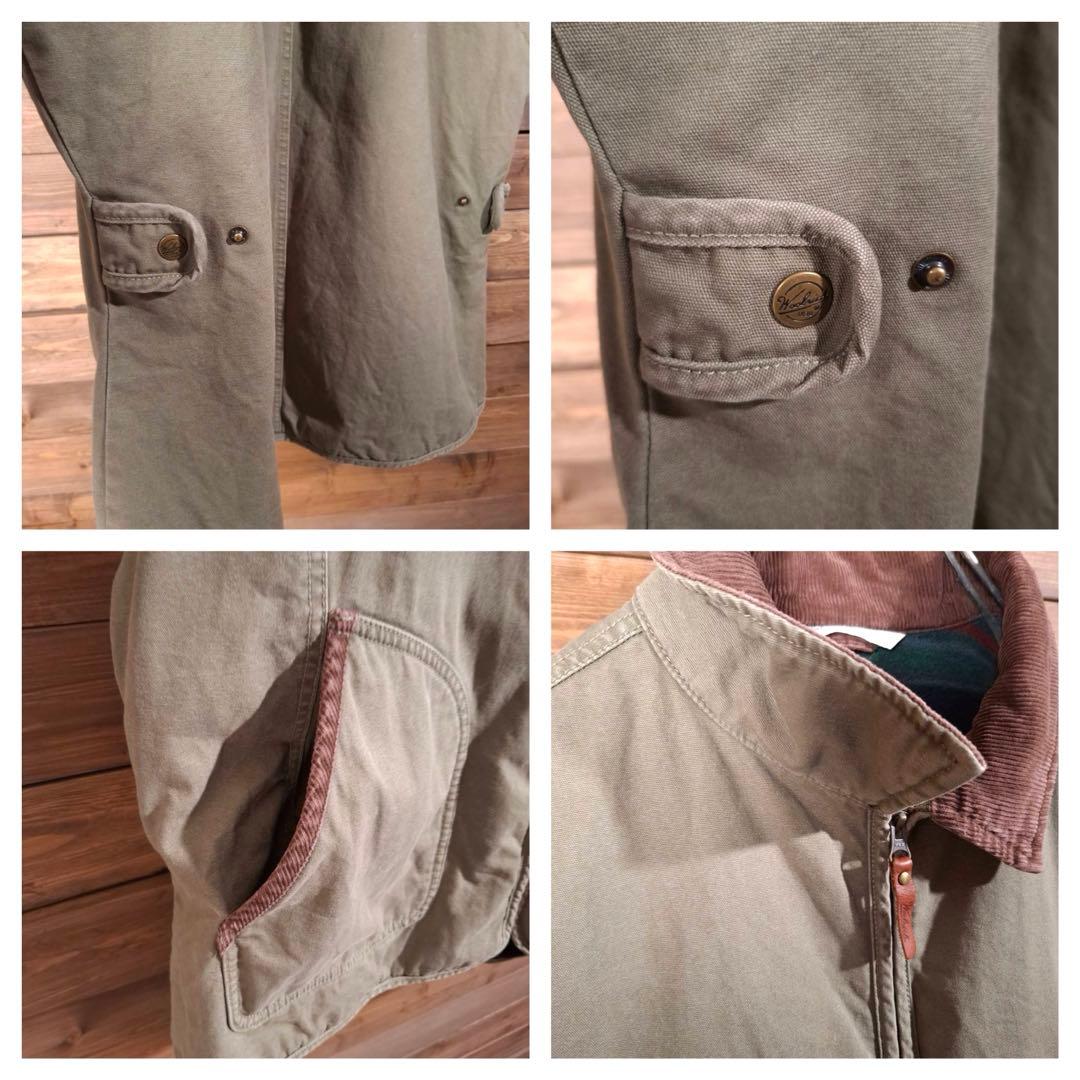 00s Woolrich ウールリッチ 襟コーデュロイ ハンティングベスト