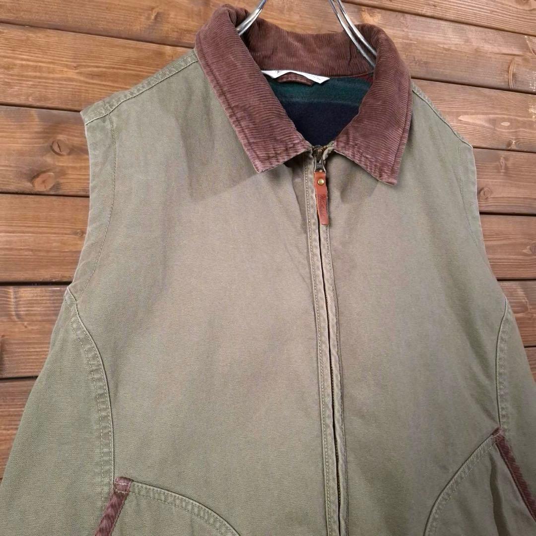 00s Woolrich ウールリッチ 襟コーデュロイ ハンティングベスト