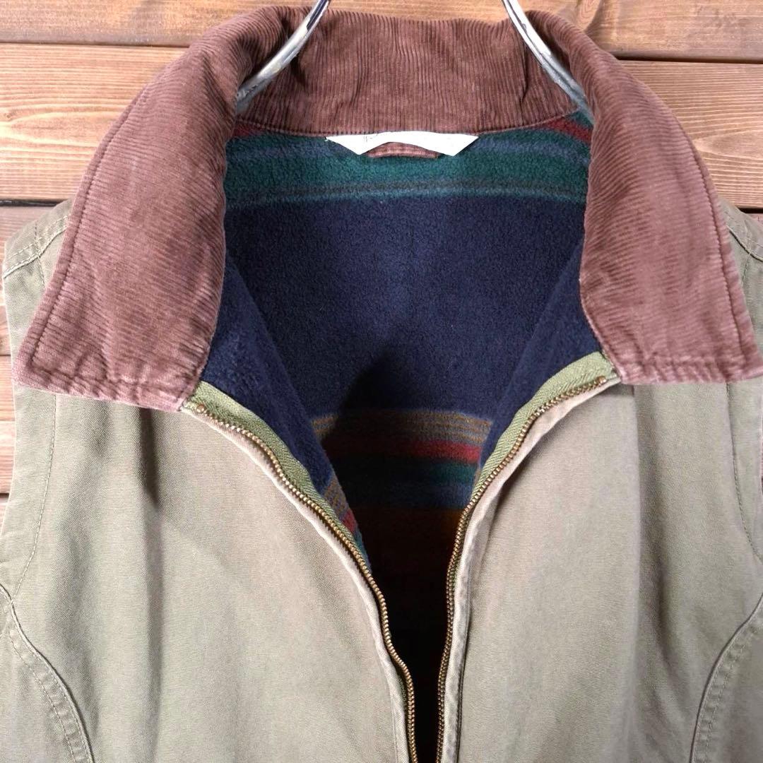 00s Woolrich ウールリッチ 襟コーデュロイ ハンティングベスト