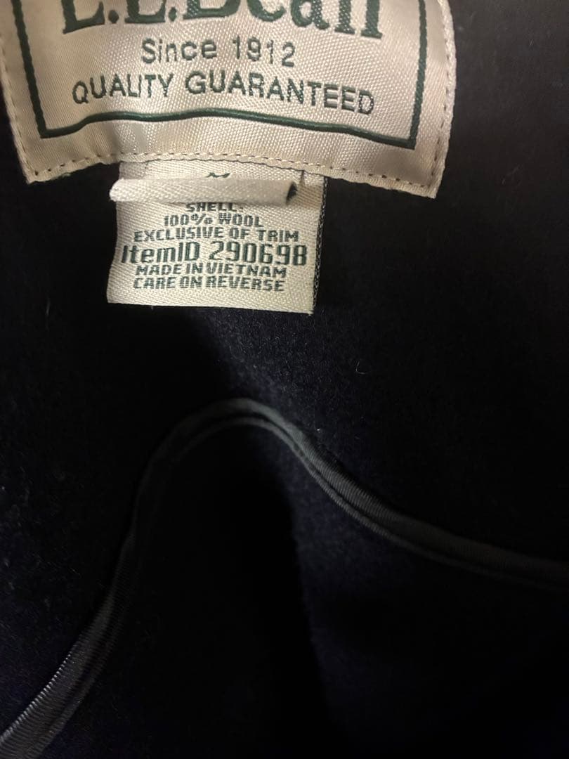 L.L.Bean ウールジャケット M ネイビー シャツジャケット