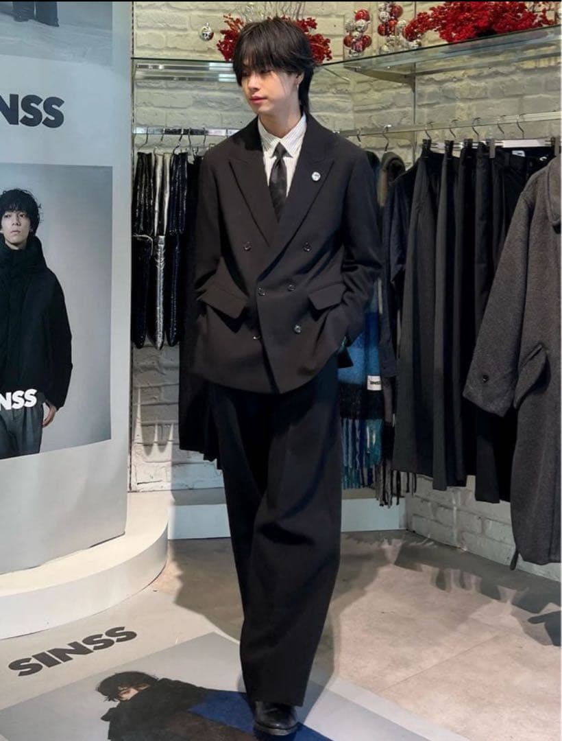 【即完品】　SINSS 24AW ダブルテーラードジャケット　希少mサイズ