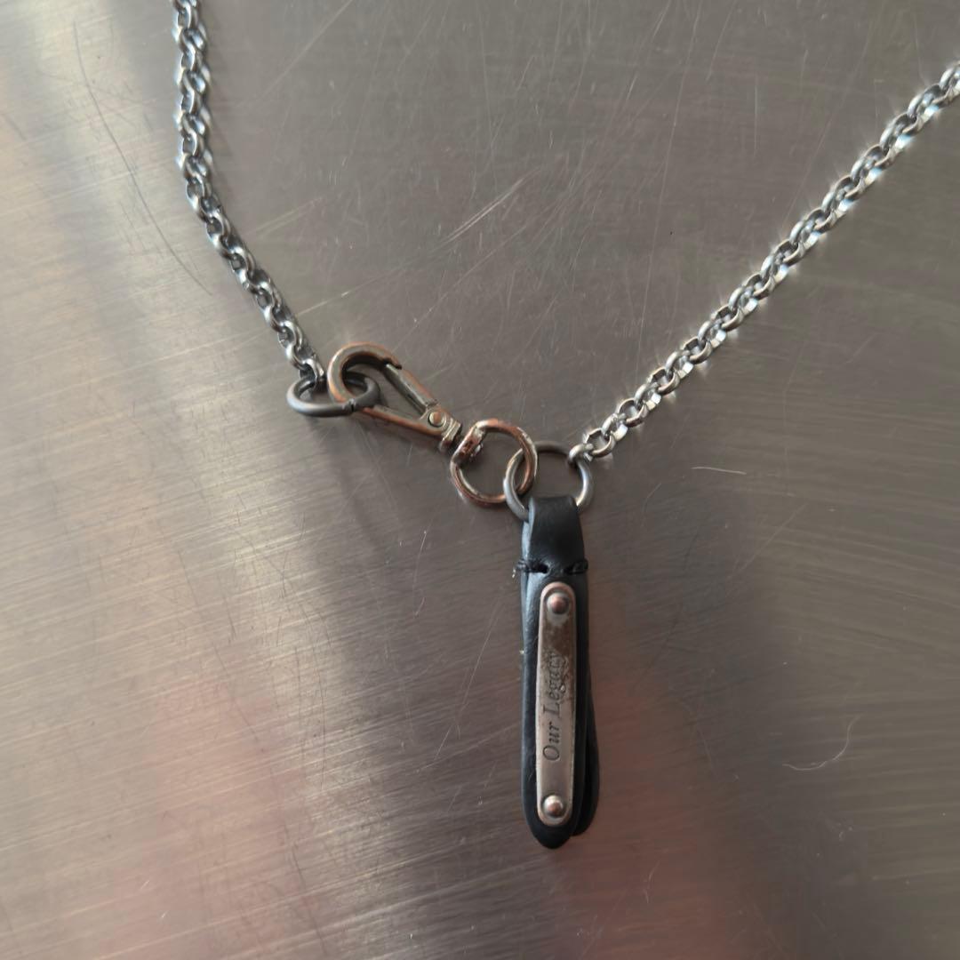 アクセサリー OUR LEGACY DELICATE LADON Silver Brass