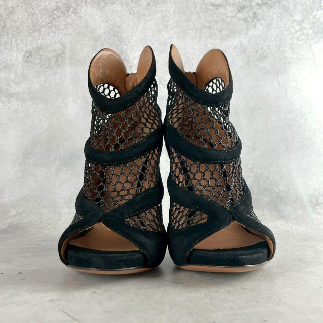 未使用品✨ALAÏA アライア メッシュ×スエード アンクルブーツ 36.5