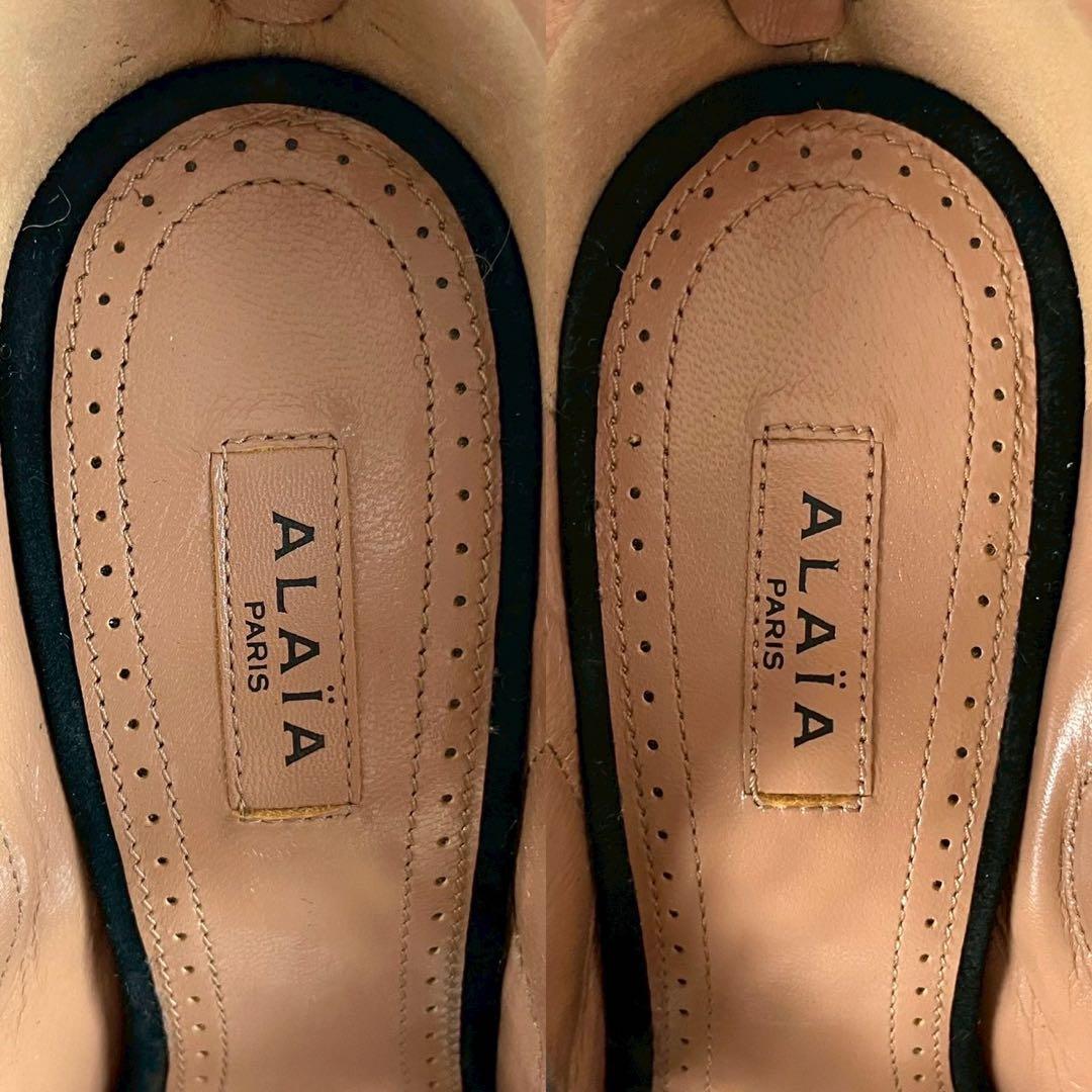 未使用品✨ALAÏA アライア メッシュ×スエード アンクルブーツ 36.5