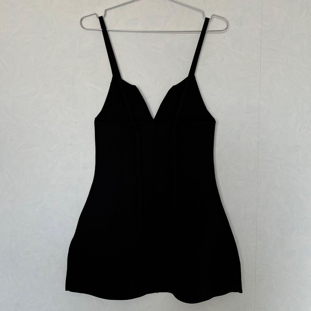 トップス Ameri PEPLUM FLARE BUSTIER KNIT