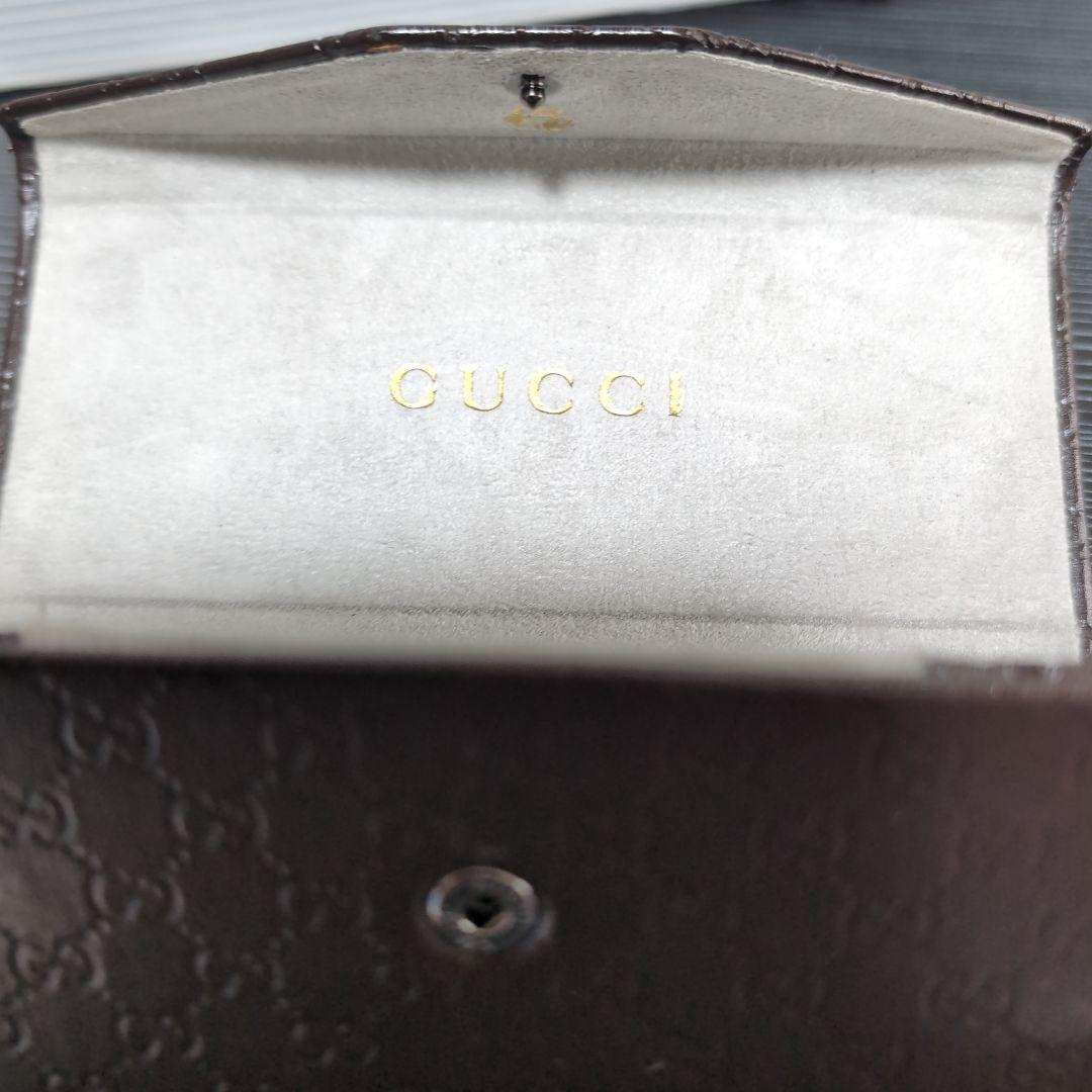 GUCCI インターロッキング加飾 大型ウェリントンサングラス