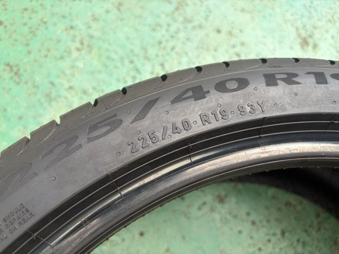 新品 225/40R19 ピレリ POWERGY 2本セット