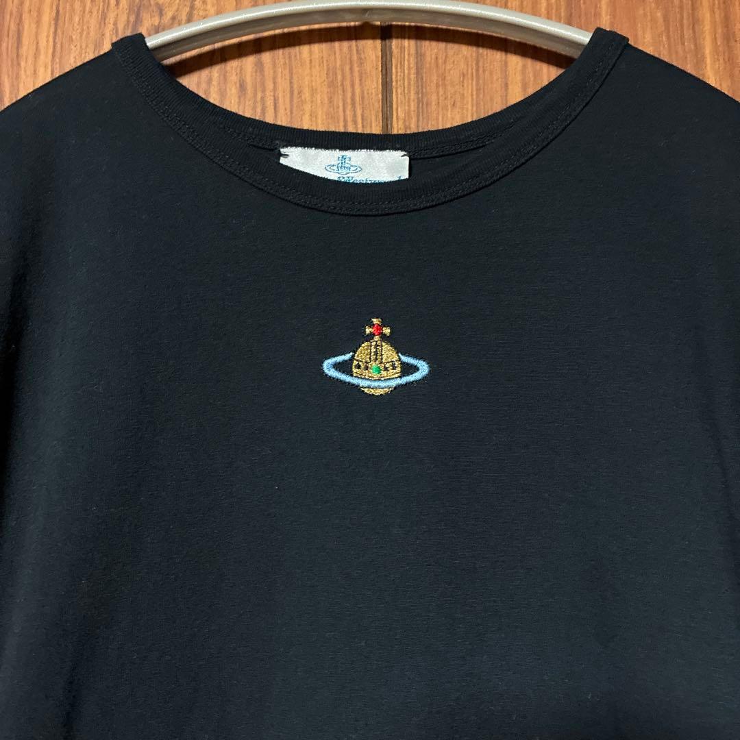 ヴィヴィアンウエストウッド マン Tシャツ インポート イタリア製 オーブ 刺繍