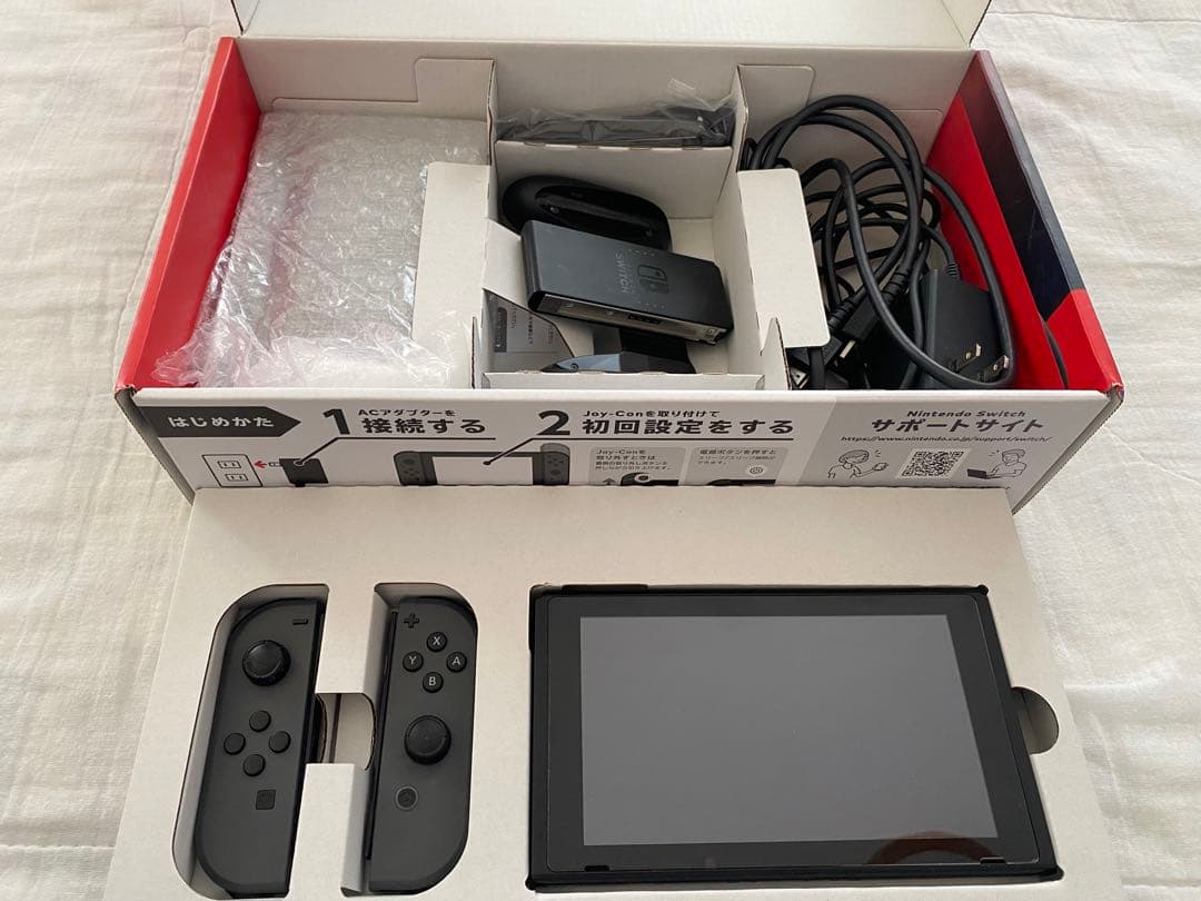 n*e様 Nintendo Switch グレー 一式　一部ジャンク品