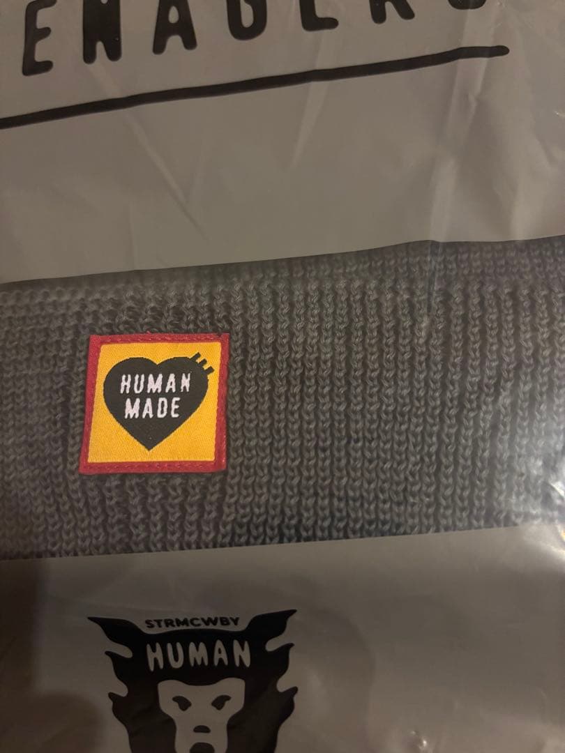 ヒューマンメイド　クラシックビーニー　グレー