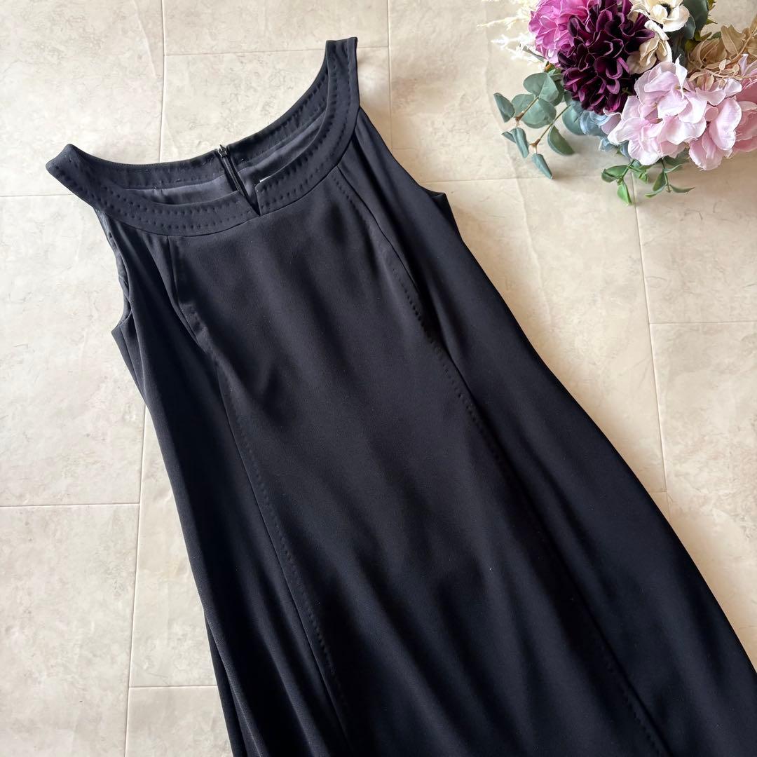 MAX MARA ノースリーブワンピース　ドレス　黒　36 膝丈