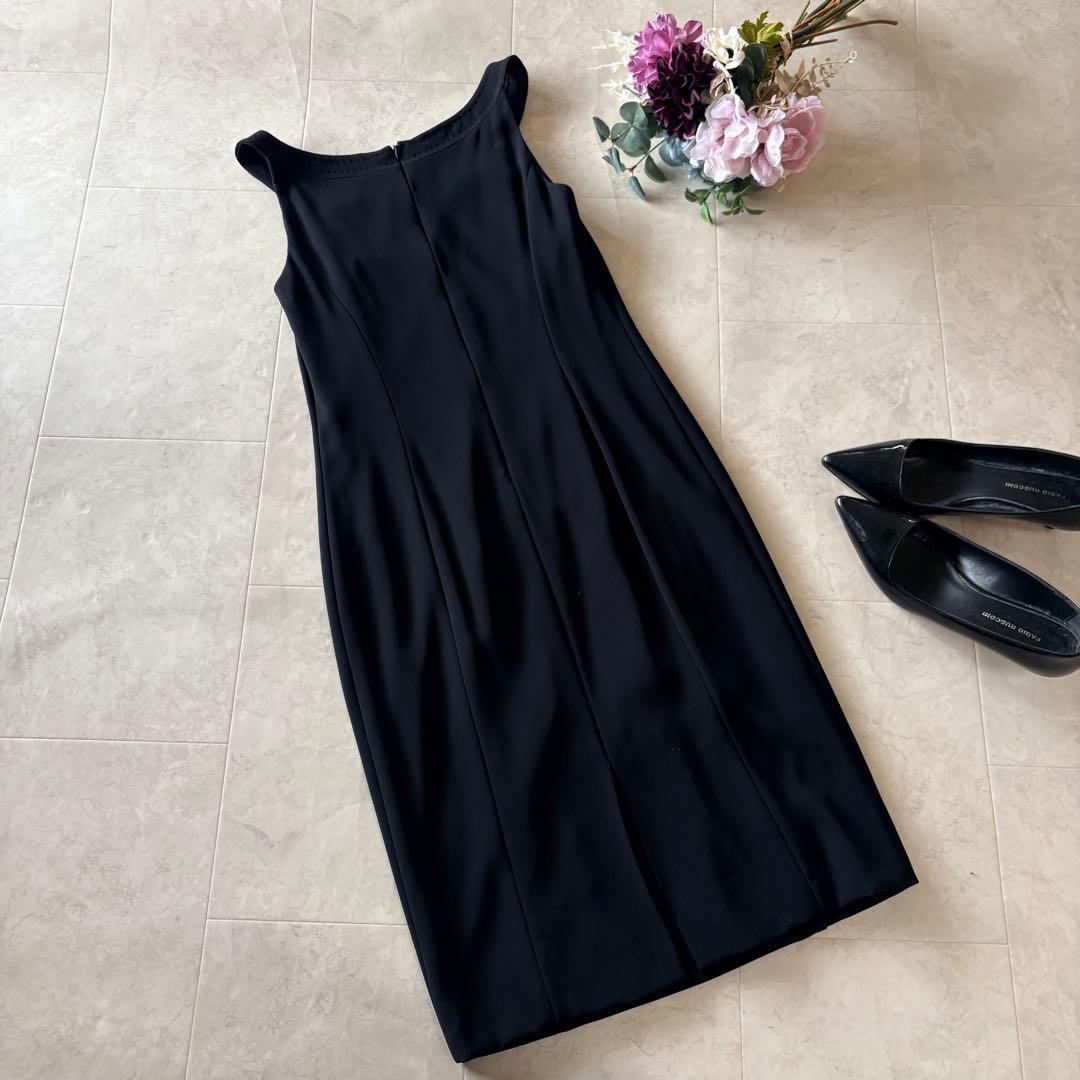 MAX MARA ノースリーブワンピース　ドレス　黒　36 膝丈