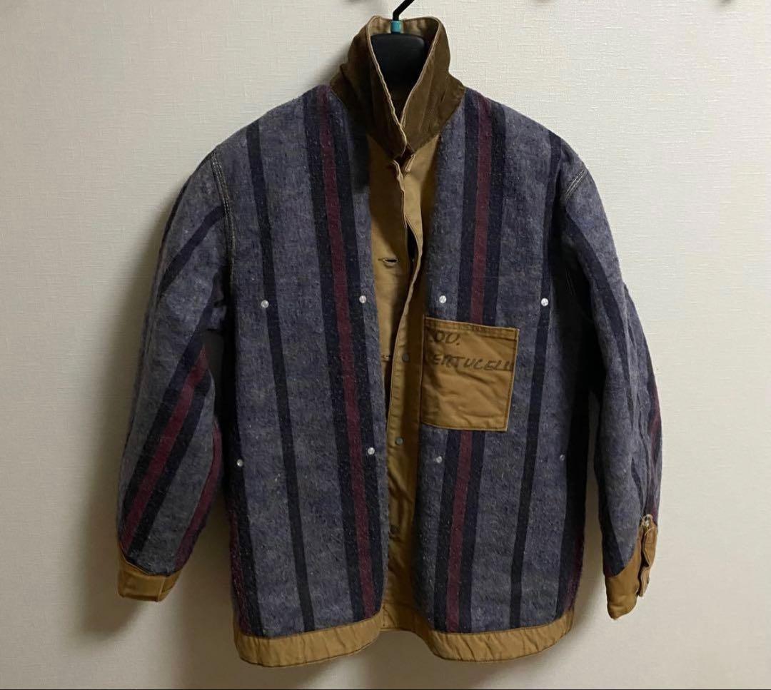値下げ中【70’s USA製 】Carhartt プリントタグ　チョアコート