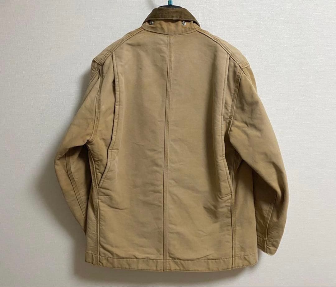 値下げ中【70’s USA製 】Carhartt プリントタグ　チョアコート