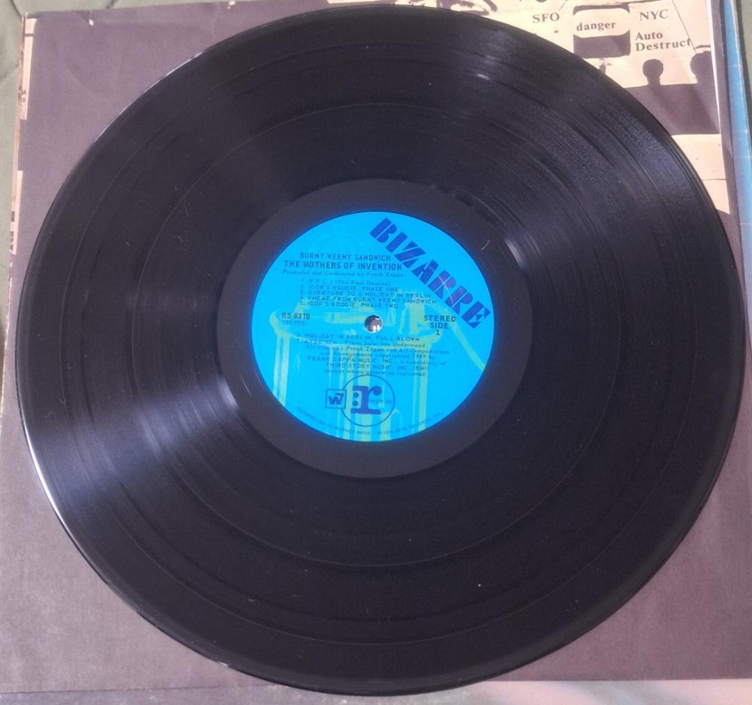 U.S.LP◆マザーズ・オブ・インヴェンション★『Burnt Weeny~』