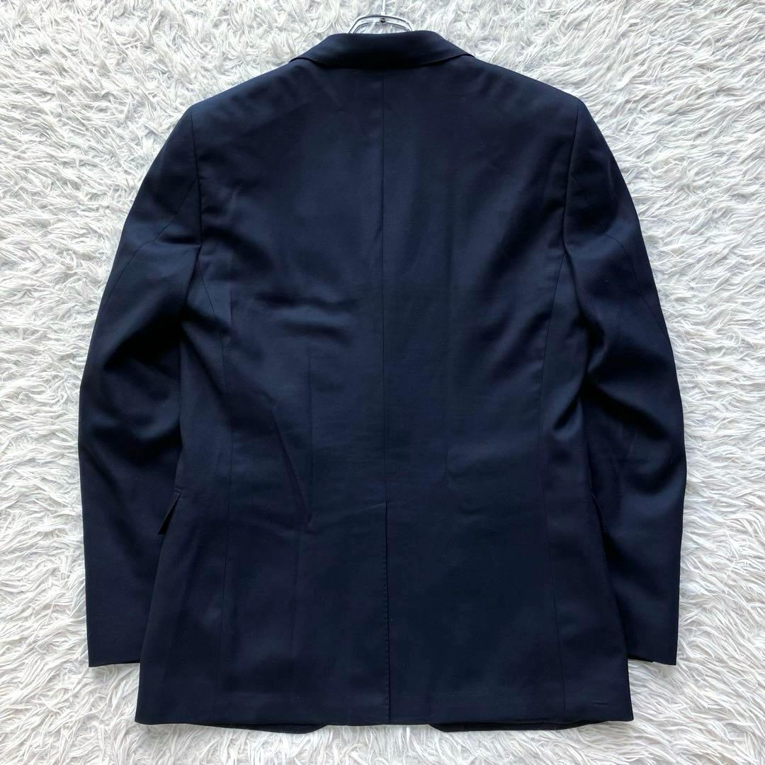 【現行 美品 L】ヒロココシノオム　紺ブレ　銀ボタン　ウール　高級ライン