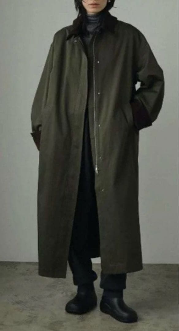 新品　ànuke アンヌークTwill Soutiencollar Coat