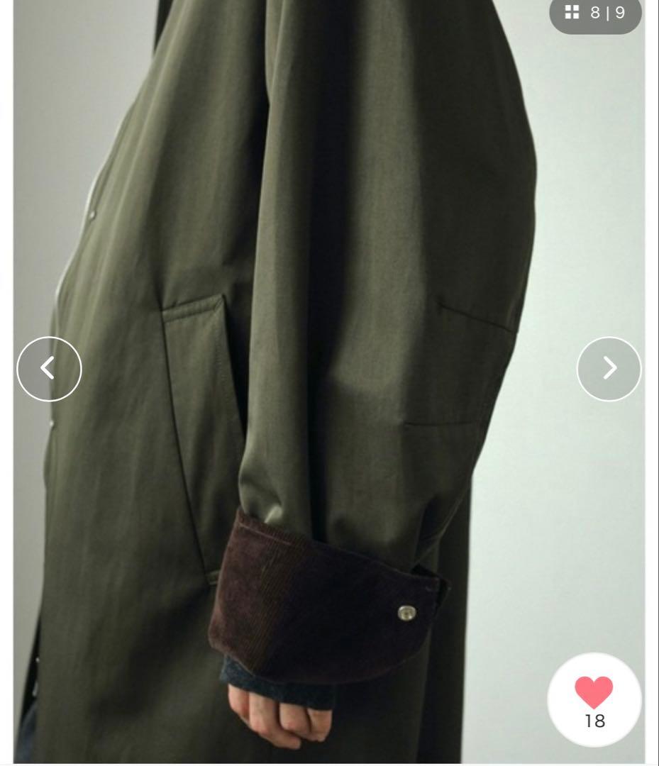 新品　ànuke アンヌークTwill Soutiencollar Coat