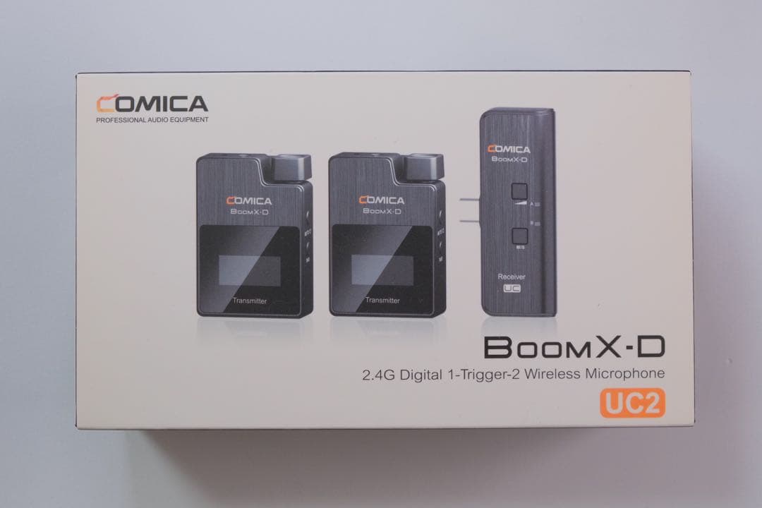 USB-C接続ワイヤレスマイク スマホ対応 Comica BoomX-D UC2