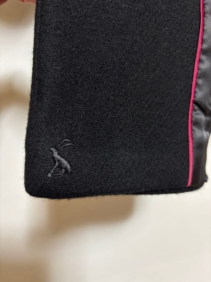 【未使用】JOULES ジュール ベルベット襟 ウールロングコート 定価5,6万