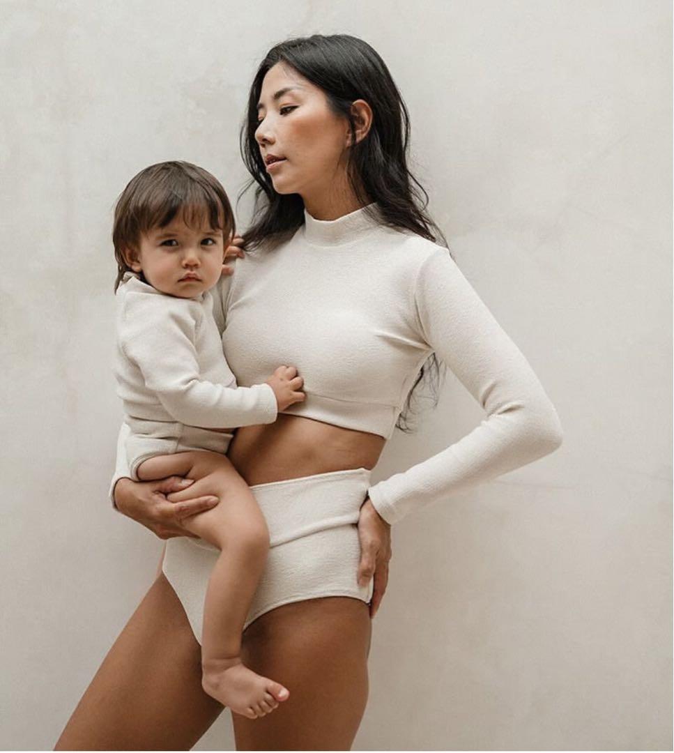 son and daughter swim wear 大人用 美品