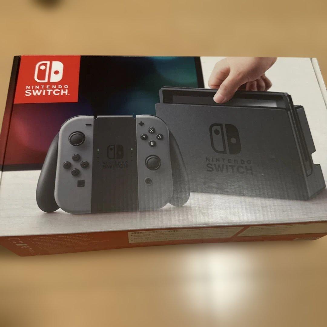 Nintendo Switch 本体 グレー 付属品 箱 全部あり