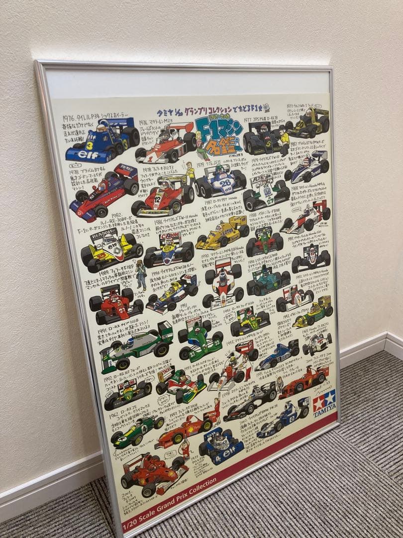 タミヤ 1/20GrandPrixCollectionF1 サイン入りポスター