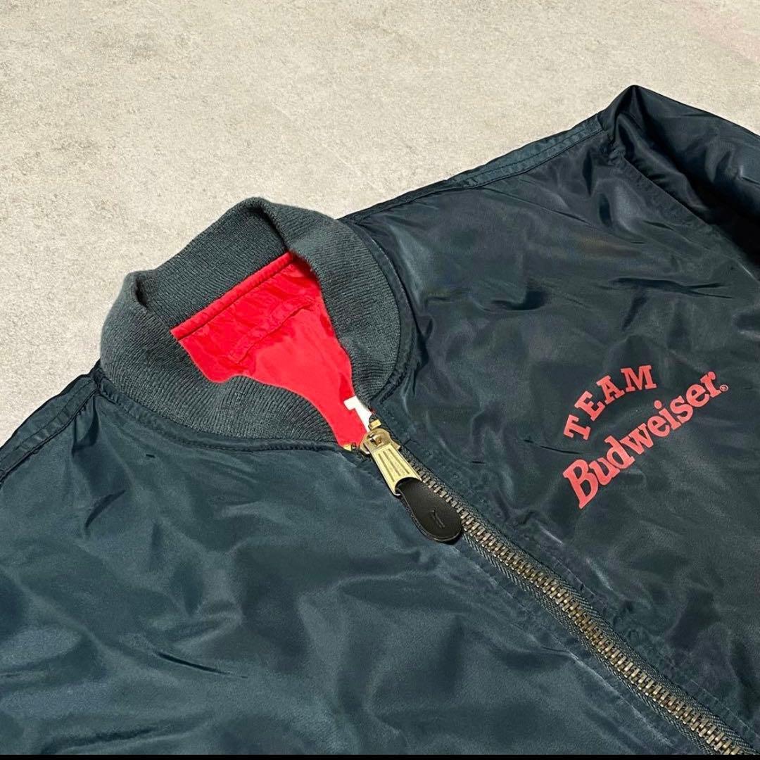 Budweiser - バドワイザー リバーシブル MA-1 ジャケット 90s