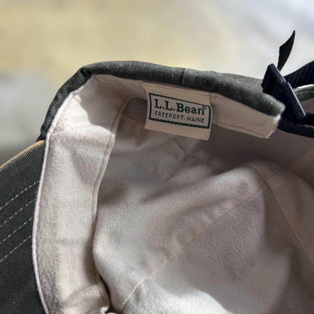 L.L.Bean エルエルビーン キャップ USA製オリーブ×ベージュ ツートン
