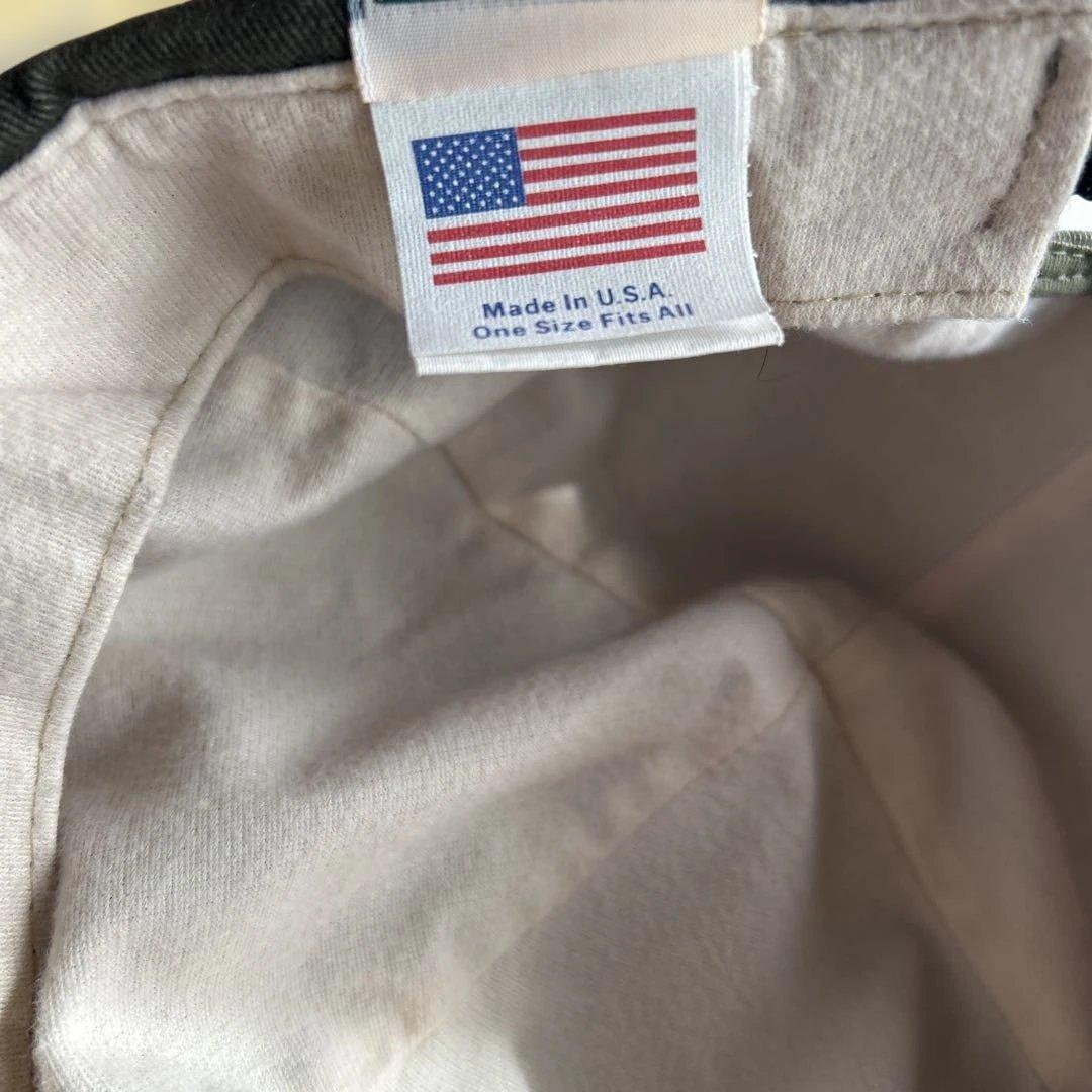 L.L.Bean エルエルビーン キャップ USA製オリーブ×ベージュ ツートン