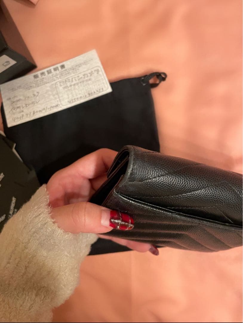 yuz 　YSL イブサンローラン 三つ折り財布