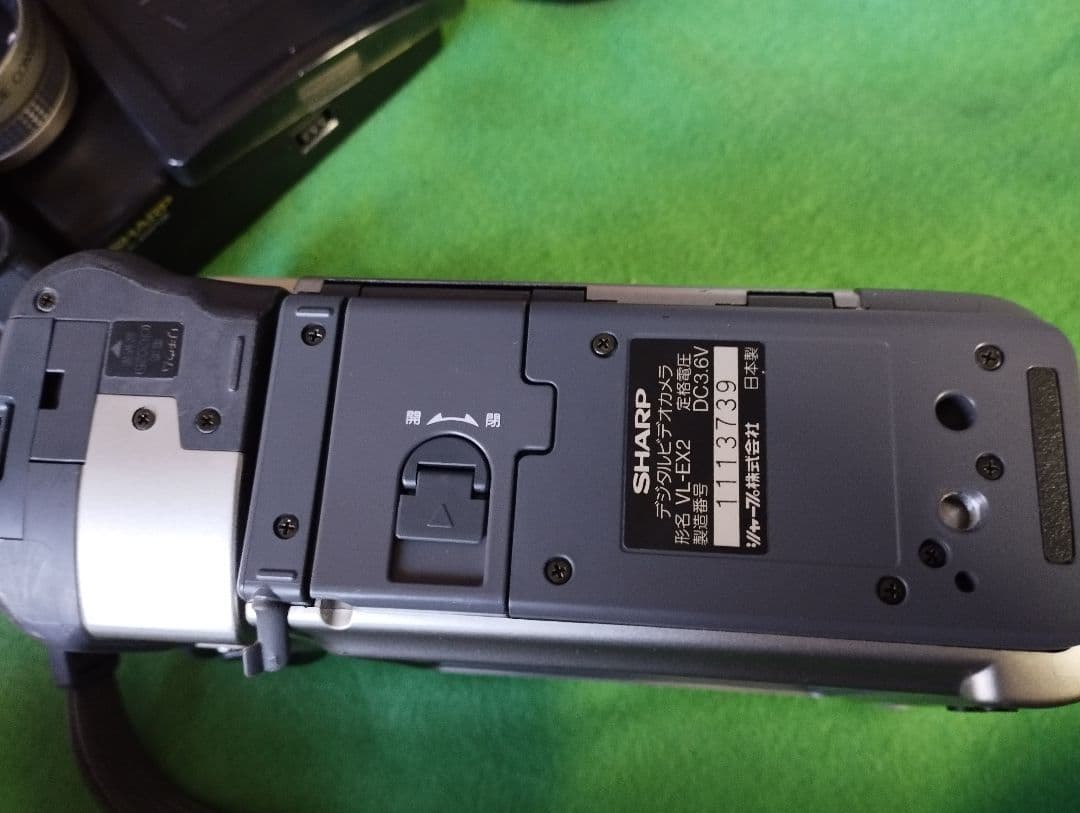 シャープ　miniDV ビデオカメラ　動作品　ダビングに◎