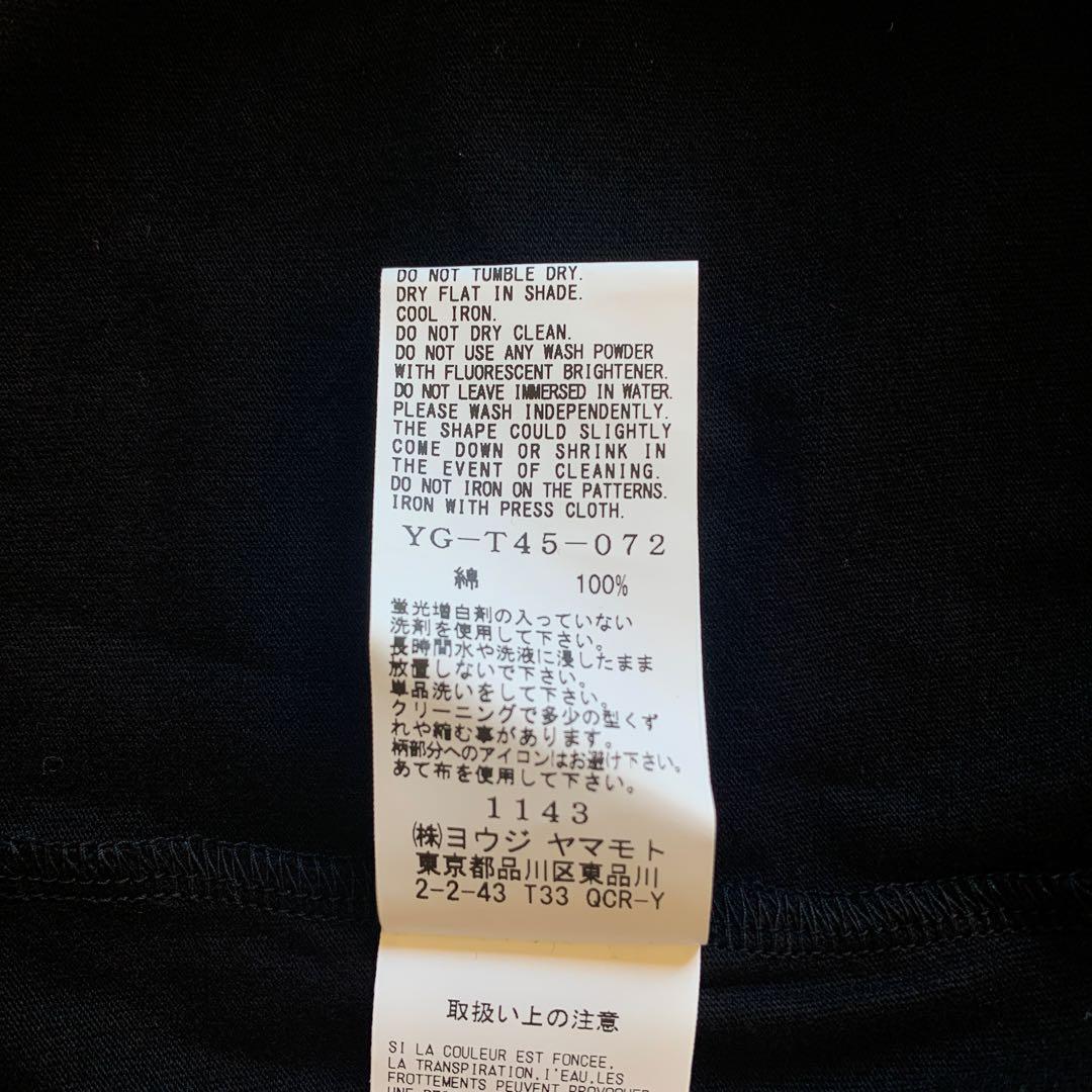 Y's ワイズ　Tシャツ　ハサミ　黒　半袖　新品タグ付き　2 ヨウジヤマモト