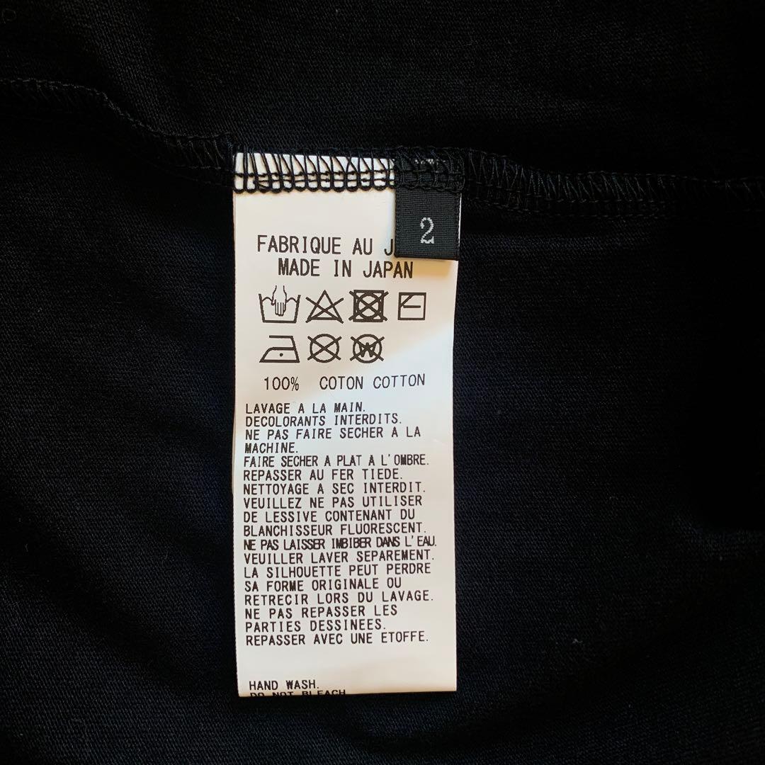 Y's ワイズ　Tシャツ　ハサミ　黒　半袖　新品タグ付き　2 ヨウジヤマモト